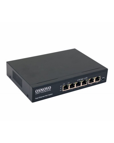 SW-20600(80W). Коммутатор 6-портовый  Fast Ethernet с PoE. OSNOVO в Архангельске