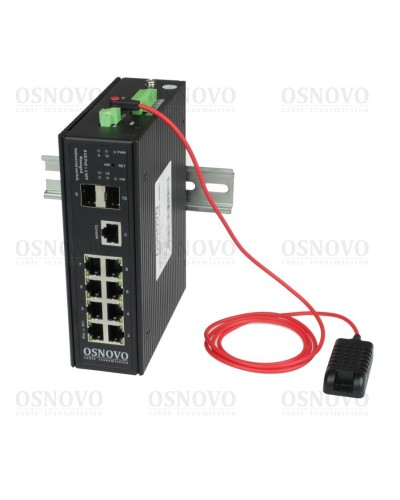 SW-80802/ILS(port 90W,300W). Коммутатор с PoE. OSNOVO в Архангельске