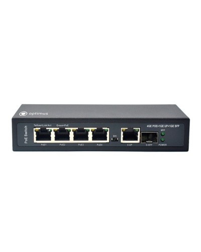 U1E-4G/1G/1S. Коммутатор с PoE . Optimus в Архангельске