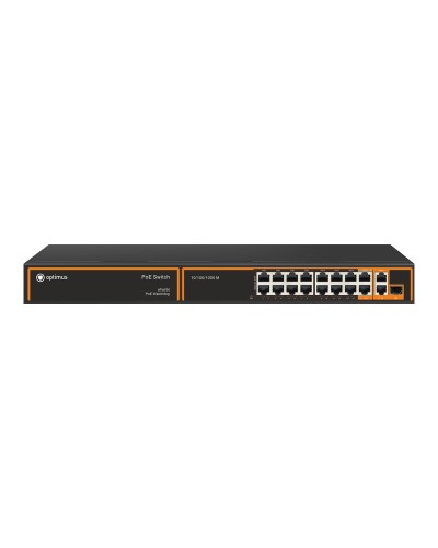 U1I-15F1G2b/2G/1S. Коммутатор с питанием по PoE 16-портовый. Optimus в Архангельске