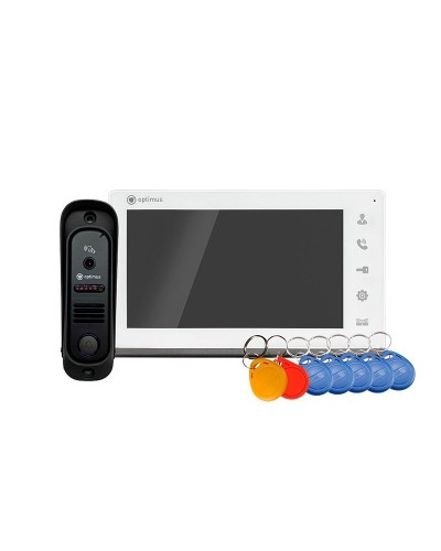 Leader 2.0 IK-7.0 (w+b). Комплект видеодомофона. Optimus в Архангельске