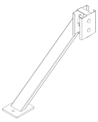 PERCo-MB-16.9. Упор для стоек секции ограждения. PERCo в Архангельске
