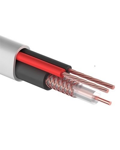 КВК-В-2+2x0,50 мм² (Cu/Cu) белый PROconnect (01-4213). Кабель комбинированный для систем видеонаблюдения. PROCONNECT в Архангельске