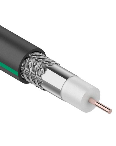SAT 703 B, Cu/Al/Al, 75%, 75 Ом, 100 м, черный OUTDOOR. PROconnect. (01-2436-1). Кабель коаксиальный радиочастотный. PROCONNECT в Архангельске