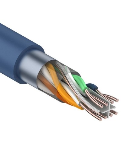 F/UTP, CAT 6, PVC, 4PR, 23AWG, омедненный INDOOR, SOLID, серый, 305м, PROconnect (01-0147-3). Кабель «витая пара» (LAN) для структурированных систем связи. PROCONNECT в Архангельске