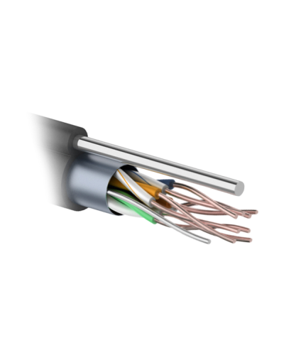 F/UTP 4PR 24AWG CAT5e 305м OUTDOOR+ТРОС*1. PROCONNECT (01-0155). Кабель «витая пара» (LAN) для структурированных систем связи. PROCONNECT в Архангельске