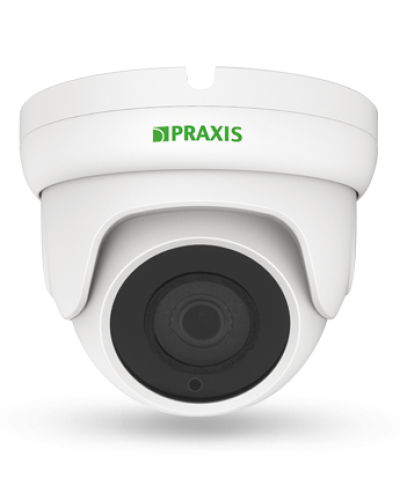 PE-7141IP 2.8. Видеокамера IP купольная. Praxis в Архангельске