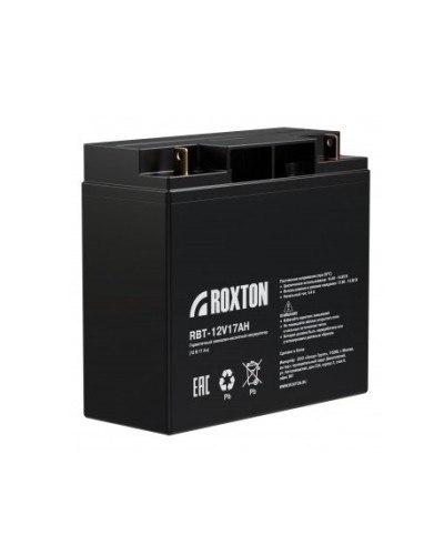 RBT-12V17AH. Аккумулятор герметичный свинцово-кислотный. ROXTON в Архангельске