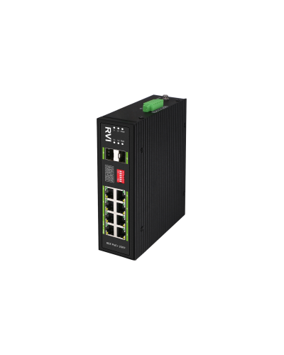 RVi-1NSIM8GP-2S. Коммутатор с питанием по PoE. RVi в Архангельске