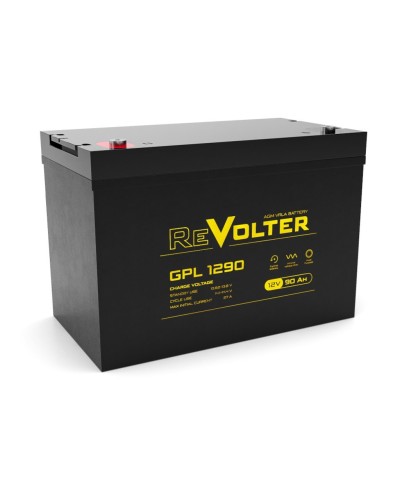 Revolter GPL 1290. Аккумулятор автомобильный герметичный свинцово-кислотный. Revolter в Архангельске