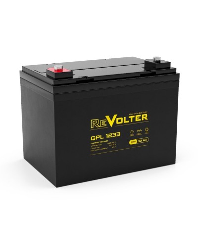 Revolter GPL 1233. Аккумулятор автомобильный герметичный свинцово-кислотный. Revolter в Архангельске