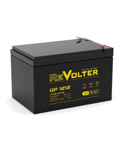 Revolter GP 1212. Аккумулятор автомобильный герметичный свинцово-кислотный. Revolter в Архангельске