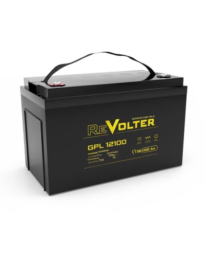 Revolter GPL 12100. Аккумулятор автомобильный герметичный свинцово-кислотный. Revolter в Архангельске