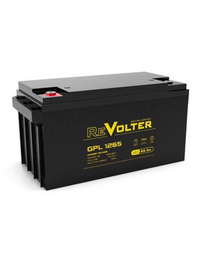 Revolter GPL 1265. Аккумулятор автомобильный герметичный свинцово-кислотный. Revolter в Архангельске
