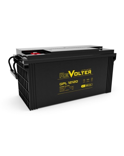 Revolter GPL 12120. Аккумулятор автомобильный герметичный свинцово-кислотный. Revolter в Архангельске