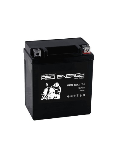 Red Energy RS 1207.1. Аккумулятор герметичный свинцово-кислотный стартерный. Red Energy в Архангельске