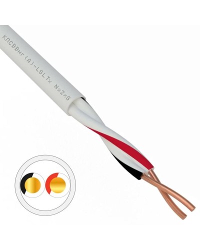 КПСВВнг(А)-LSLTx 1х2х1,0 REXANT (01-4872). Кабель для систем передачи данных пониженной пожароопасности c низким дымо- и газовыделением, с низкой токсичностью продуктов горения. Rexant в Архангельске