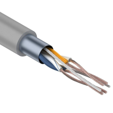 F/UTP, CAT 5e, PVC, 2PR, 24AWG, INDOOR, STRANDED, серый, 305м, REXANT (01-0125). Кабель «витая пара» (LAN) для структурированных систем связи. Rexant