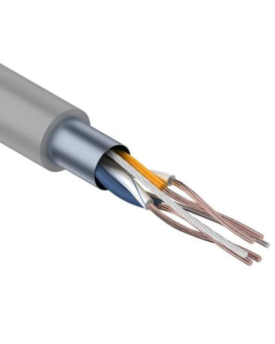 F/UTP, CAT 5e, PVC, 2PR, 24AWG, INDOOR, STRANDED, серый, 305м, REXANT (01-0125). Кабель «витая пара» (LAN) для структурированных систем связи. Rexant в Архангельске