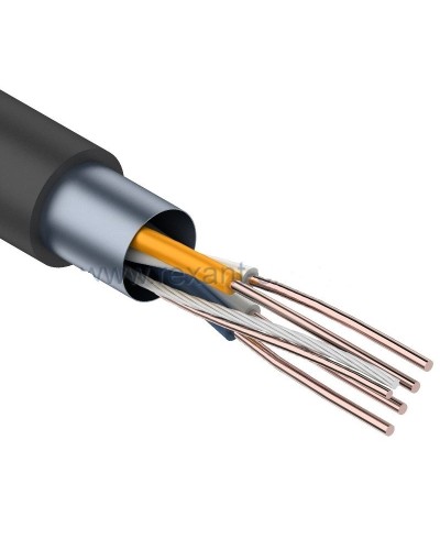 F/UTP, CAT 5e, PE, 2PR, 24AWG, OUTDOOR, SOLID, черный, 305м, REXANT (01-0124). Кабель «витая пара» (LAN) для структурированных систем связи. Rexant в Архангельске