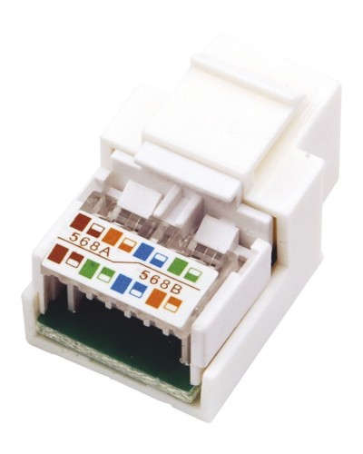 Модуль Keystone Jack RJ-45(8P8C), UTP, CAT 5e, тип 180 градусов, белый REXANT (03-1011). Модуль Keystone Jack. Rexant в Архангельске