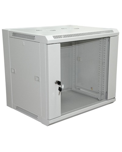 Шкаф телекоммуникационный 19 настенный 18U 600×600×964 мм (ШxГxВ) - передняя дверь стекло, боковые стенки съемные (разобранный) RAL 7035 (04-2224). Шкаф телекоммуникационный 19 настенный 18U. Rexant в Архангельске
