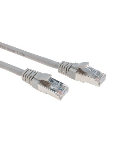 Патч-корд S/FTP CAT 6A (10G), RJ45-RJ45, 28AWG, LSZH, серый, 1м REXANT (02-0390-1). Патч-корд медный. Rexant в Архангельске