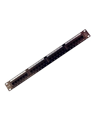 Коммутационная панель, 19", 1U, 24 порта RJ-45, категория 5e, UTP неэкранированная, черная Rexant (04-0021): Патч-панель 19" в Архангельске