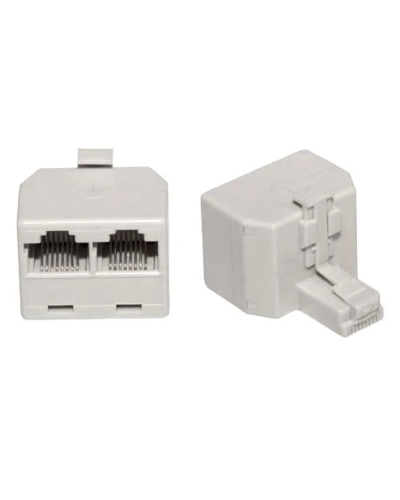 Двойник компьютерный UTP RJ-45(8P8C) (штекер - 2 гнезда) REXANT (03-0102): Кабельный соединитель в Архангельске