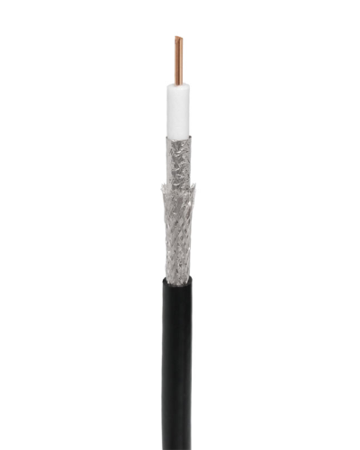 RG-11U, 75 Ом, CCS/Al/Al, 83%, 305 м, черный OUTDOOR (01-3011). Кабель коаксиальный радиочастотный. Rexant в Архангельске