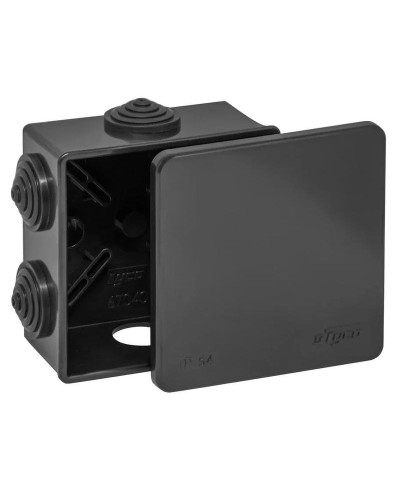 Коробка TYCO ОП 85х85х40мм УХЛ1 IP54 черный (67040Ч). Коробка распределительная. RuVinil в Архангельске