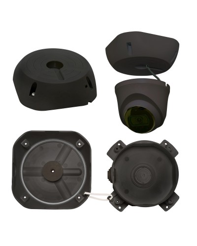 МК-4 PRO (цвет черный). Монтажная коробка для крепления уличных видеокамер. SLT в Архангельске