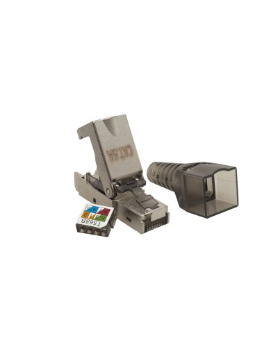 Коннектор 8P8C STP 6A (RJ-45) безынструментальный (10-0240). Разъем RJ-45. SUPRLAN в Архангельске