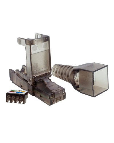 Коннектор 8P8C UTP 6A (RJ-45) безынструментальный (10-0239). Разъем RJ-45. SUPRLAN в Архангельске