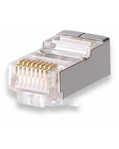 Коннекторы 8P8C FTP Cat.5e 3U (RJ-45) (100шт) (10-0201). Разъем RJ-45. SUPRLAN в Архангельске