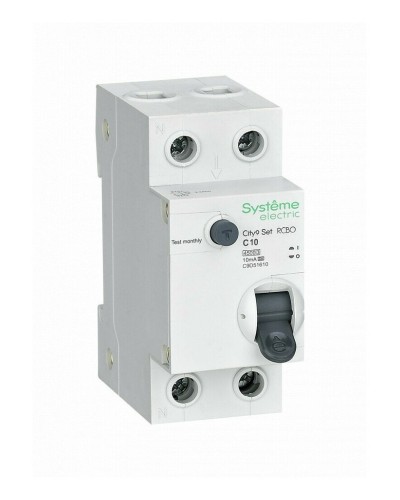 City9 Set 1P+N С 10А 4.5kA 10мА A 230В (C9D51610). Автоматический выключатель дифференциального тока. Systeme Electric в Архангельске