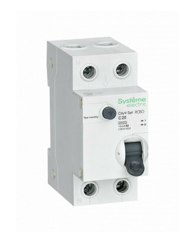City9 Set 1P+N С 20А 4.5kA 10мА A 230В (C9D51620). Автоматический выключатель дифференциального тока. Systeme Electric в Архангельске