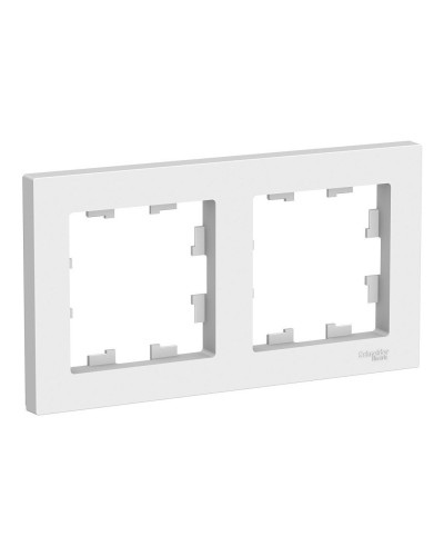 AtlasDesign рамка 2-местная универсальная, белый (ATN000102). Рамка. Systeme Electric в Архангельске