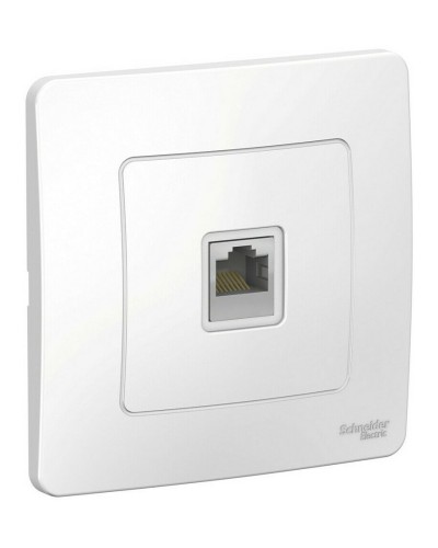 BLANCA розетка RJ45 1-местная, кат. 5Е, скрытой установки, белый (BLNIS045001). Розетка компьютерная. Systeme Electric в Архангельске