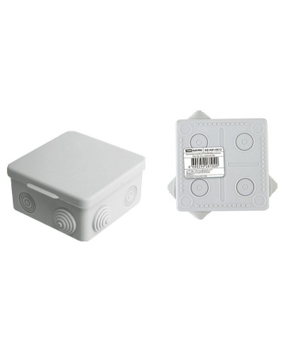 Коробка ОП 80х80х50мм, крышка, IP54, 7вх. (SQ1401-0512). Распаячная коробка. TDM ЕLECTRIC в Архангельске