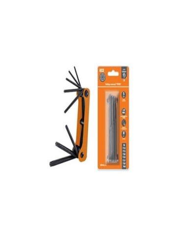 Набор ключей TORX раскладной 8шт.: T9-T40, углеродистая сталь Гранит TDM (SQ1020-0211). Набор ключей. TDM ЕLECTRIC в Архангельске