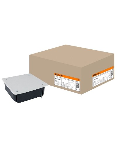 Распаячная коробка СП 115х115х45мм, крышка, метал. лапки, IP20, TDM (SQ1403-0008). Распаячная коробка СП. TDM ЕLECTRIC в Архангельске