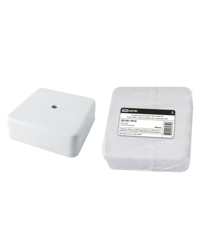 Коробка КР 100х100х44 ОП белая, IP40, с клеммной колодкой (SQ1401-0910). Распаячная коробка. TDM ЕLECTRIC в Архангельске