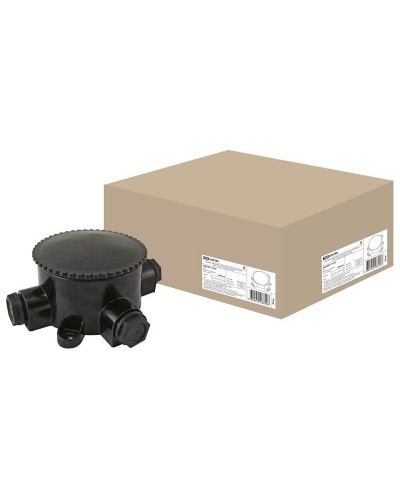 КЭМ 2-660-3 ОП D95мм IP65, 3-х рожковая (карболит) TDM (SQ1401-1101). Коробка электромонтажная. TDM ЕLECTRIC в Архангельске
