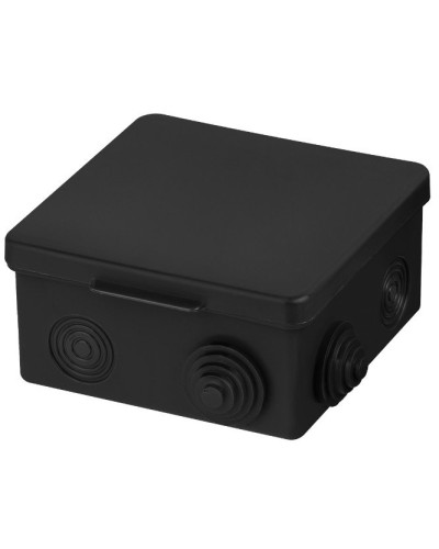 Распаячная коробка ОП 100х100х55мм, крышка, IP54, 8вх., черная TDM (SQ1401-0913). Распаячная коробка ОП. TDM ЕLECTRIC в Архангельске