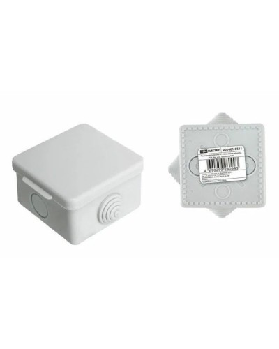 Коробка ОП 65х65х50мм, крышка,  IP54, 4вх. (SQ1401-0111). Распаячная коробка. TDM ЕLECTRIC в Архангельске
