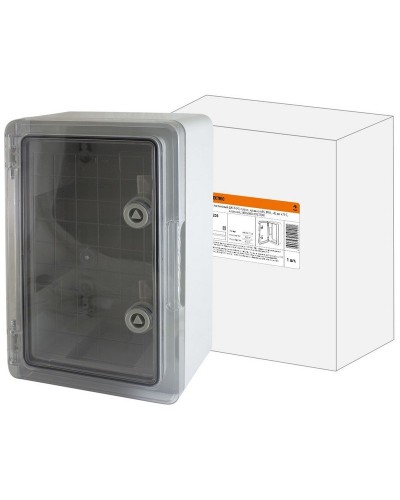 ЩМП-0-3, прозрачная крышка ABS, IP65, 400x300x170. Бокс пластиковый антивандальный. TDM ЕLECTRIC в Архангельске