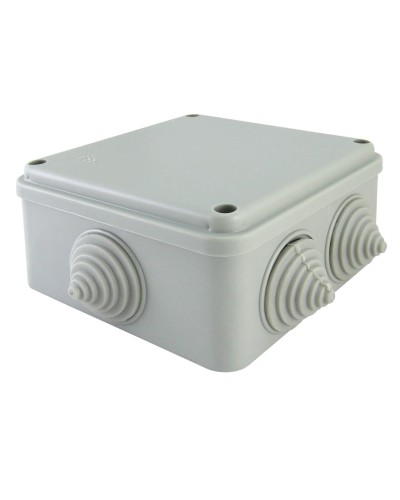 Коробка ОП 100х100х50мм, крышка на винтах, IP55, 6 вх. (SQ1401-1234). Распаячная коробка. TDM ЕLECTRIC в Архангельске