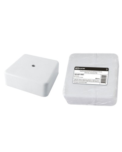 Коробка КР 50х50х20 ОП белая, IP40 (SQ1401-0901). Распаячная коробка. TDM ЕLECTRIC в Архангельске