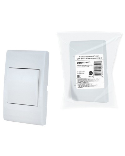 КП-Н-01 (SQ1901-0107). Кнопка для проводных звонков. TDM ЕLECTRIC в Архангельске